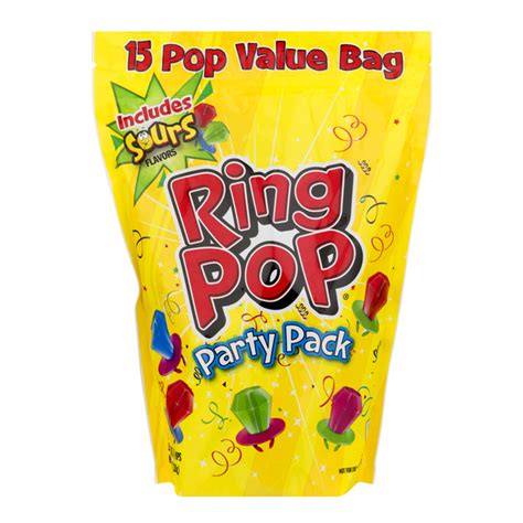 Save On Ring Pop Assorted Lollipop Candy Party Pack 15 Ct Order