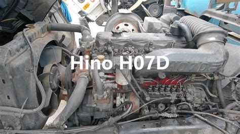 Hino Ranger Fd3hla H07d 74 Liter Diesel Engine Start Up Youtube