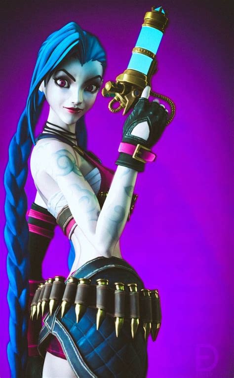 Jinx, League of Legends, Fan-Art by eddiewhittonjr on DeviantArt