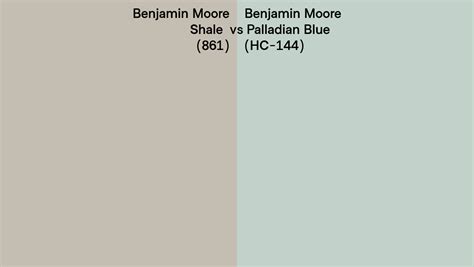 Benjamin Moore Shale Vs Palladian Blue Side By Side Comparison