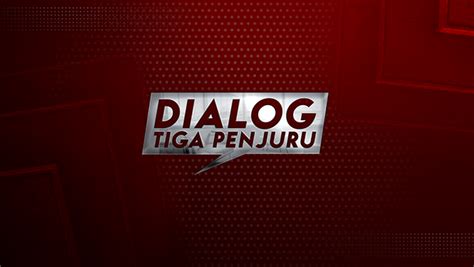 Dialog Tiga Penjuru Tv Programme Logo Branding On Behance