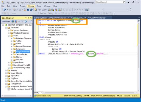 Sql Server 2016 Create A Stored Procedure