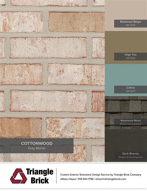 Triangle Brick Company | Cottonwood | Dreamy Neutral Colors Outdoor House Colors, Brick House ...