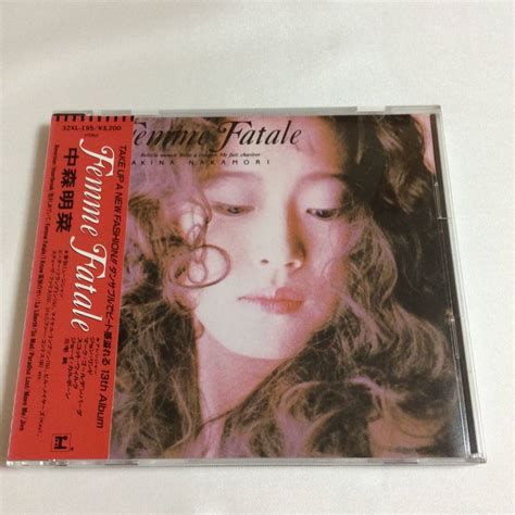 美盤 中森明菜 Femme Fatale Cd 帯付 1988 32xl 195 税表記なし Akina