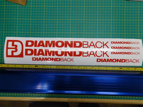 Custom Made Diamondback Style Bike Frame Decals Stickers Made Etsy