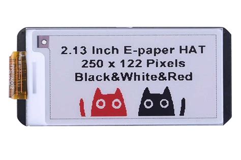 2 13inch E Paper E Ink Display HAT Three Color Epaper Screen