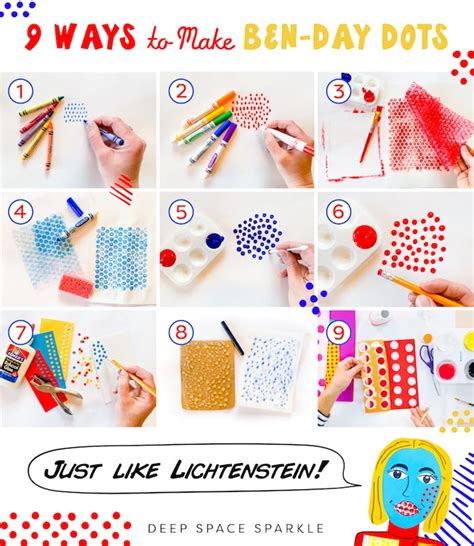 9 Ways to Create Ben-Day Dots | Celebrating Artist Roy Lichtenstein ...