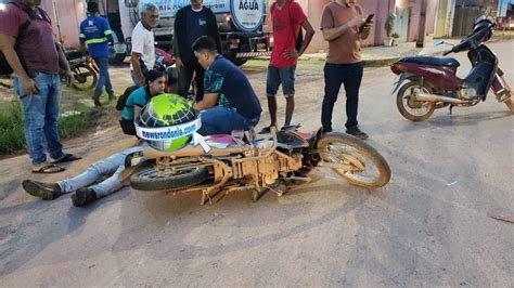 Urgente Motociclista Fica Ferido Em Grave Acidente Caminh O Pipa