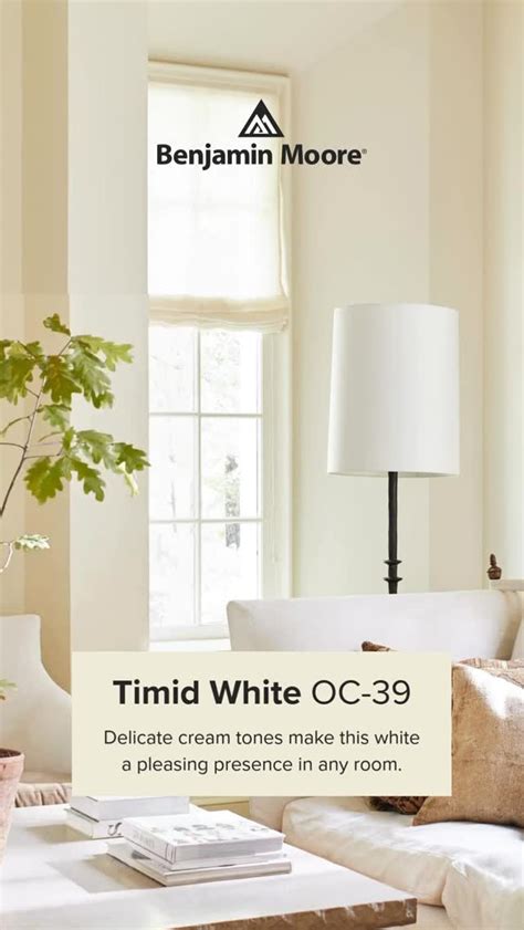 timid white benjamin moore