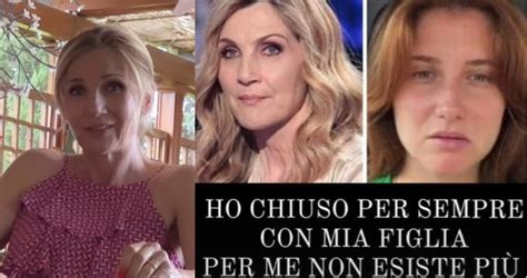 Ho Chiuso Per Sempre Con Mia Figlia Lorella Cuccarini Commenta Con