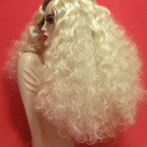 FINGER WAVE WIG Lace Front Drag Queen Wig Platinum Blonde Etsy