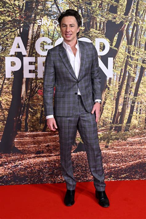 Florence Pugh And Zach Braff At The A GOOD PERSON London Premiere