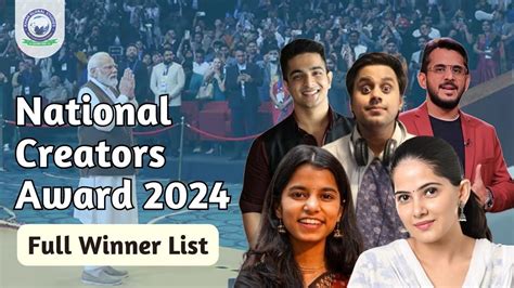 National Creators Award 2024 Winners List Gnni Phylis