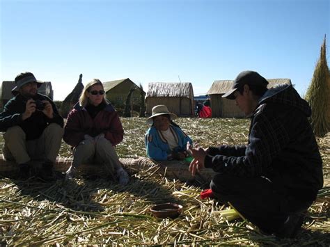 Wi Ay Pacha Los Uros Uros Floating Islands Lake Titicaca Lago