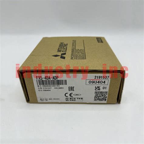 New In Box Mitsubishi FX5 4DA ADP PLC Module One Year Warranty II