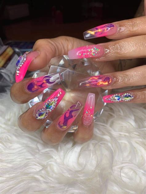 Pin By Nailz~on~fleek💅💅 On Nailz Fire Nails Nails Dope Nails