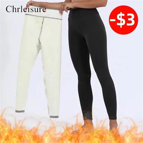 Chrleisure Pantalon En Velours Taille Haute Pour Femme Slim Chaud