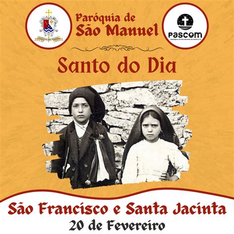 Igreja Celebra Hoje A Festa De São Francisco E Santa Jacinta Marto Os