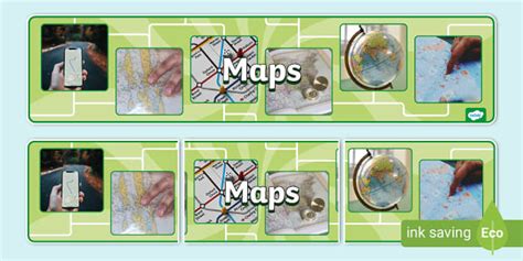 Maps Photo Display Banner L Enseignant A Fait Twinkl