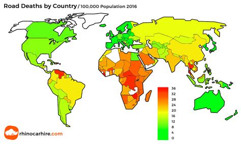 Road Traffic Deaths By Country