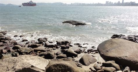 Todas Praias De S P Brasil Sp Guaruj Praia Da Cortadura