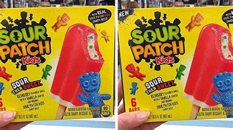 New Sour Patch Ice Pops Have Ice Cream Filled With Sour Patch Kids