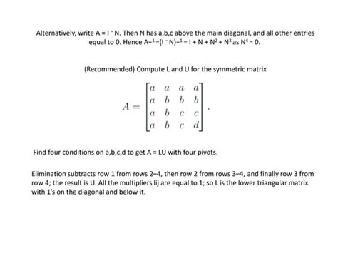 Linear Algebra Gauss Jordan Elimination Pptx