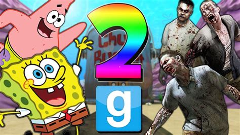 SPONGEBOB VS ZOMBIES 2 Gmod Sandbox ZOMBIE OUTBREAK IN BIKINI BOTTOM