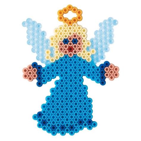 An Image Of A Blue Angel Made Out Of Legos