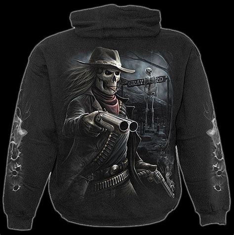 Kapuzenpulli Gunslinger Kapuzenpullover Spiral Gothic Kleidung