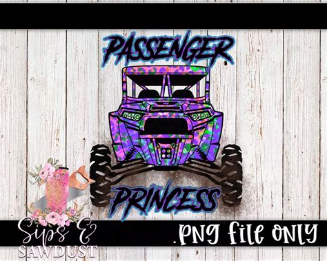 Passenger Princess Png Passenger Princess Sublimation Rzr Png Sxs Etsy