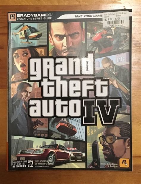 Grand Theft Auto 4 IV Strategy Guide Book Rockstar Brady Games V 5 PS3 ...