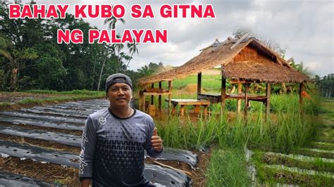 Finally Nagsimula Ng Itayo Bahay Kubo Sa Gitna Ng Palayan Bagong