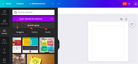 Como Fazer O Upload De Imagens V Deos Ou Udios No Canva D Bora