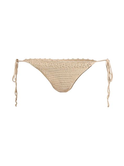 Buy Cult Gaia Eshe Crochet Bikini Bottom Sand At Off Editorialist