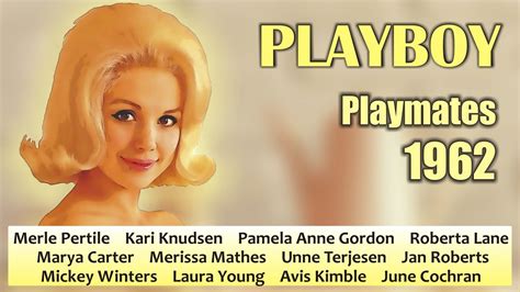 Playboy Playmates 1962 Old Color Photo Brief Information YouTube