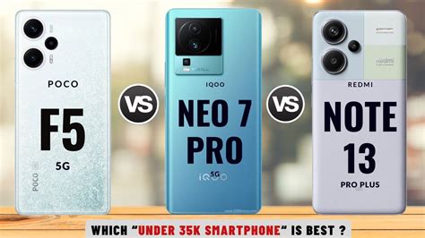 Redmi Note 13 Pro Plus Vs Poco F5 Vs Iqoo Neo 7 Pro Youtube