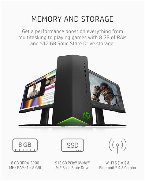 Hp Pavilion Gaming Desktop Amd Radeon Rx Amd Ryzen G