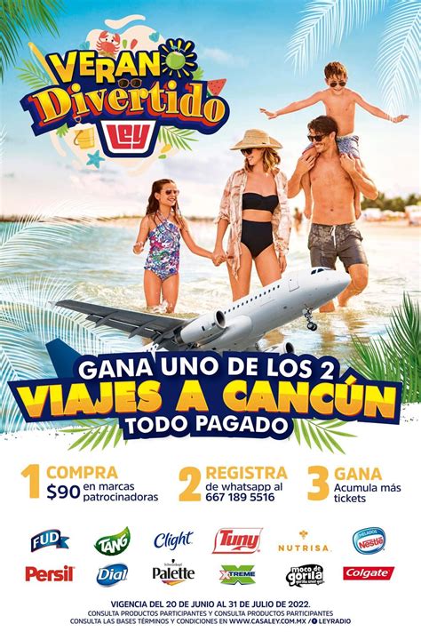 Promoci N Verano Divertido Ley Gana De Viajes A Canc N Todo Pagado