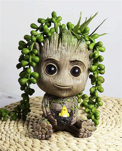 Buy Baby Groot Flower Pot Ecosides Baby Groot Pen Holder Succulent Er