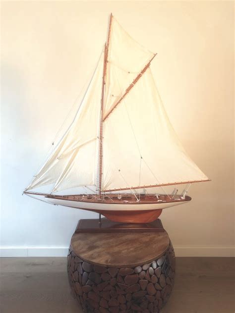 Model Classic Sailing Yacht Ship Model Boat Large Size Catawiki