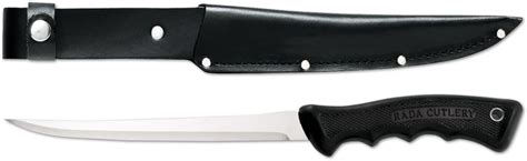 Rada Cutlery Fillet Knife Stainless Steel Blade With Leather Scabbard