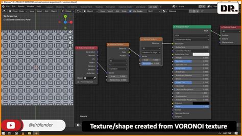 Experiments On Voronoi Texture Blender After Effect Tutorial