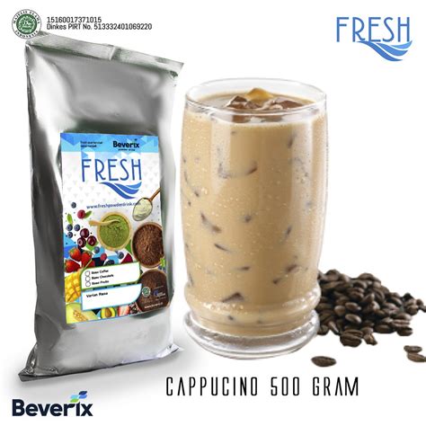 Jual Bubuk Minuman Kopi Rasa Cappucino Capucino Beverix Fresh Powder