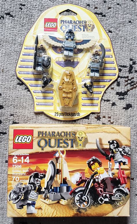 New Lego Pharaoh S Quest Golden Staff Guardians Mummy