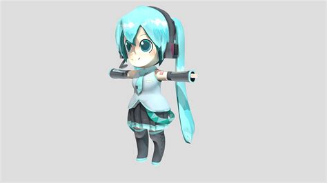 Hatsune Miku Chibi Render