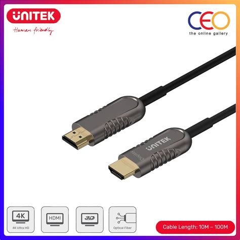 Unitek Ultrapro 4K 60Hz Fiber Optic HDMI 2 0 Active Optical Cable