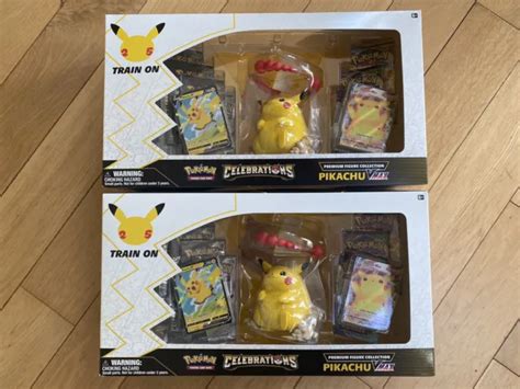 POKEMON TCG 25TH Celebrations Pikachu Vmax Premium Figure Collection