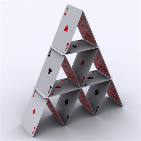 stack cards   tower  audrey cunningham blog