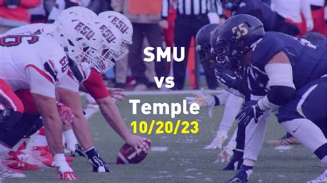 Smu Mustangs Vs Temple Owls Free Cfb Predictions Youtube